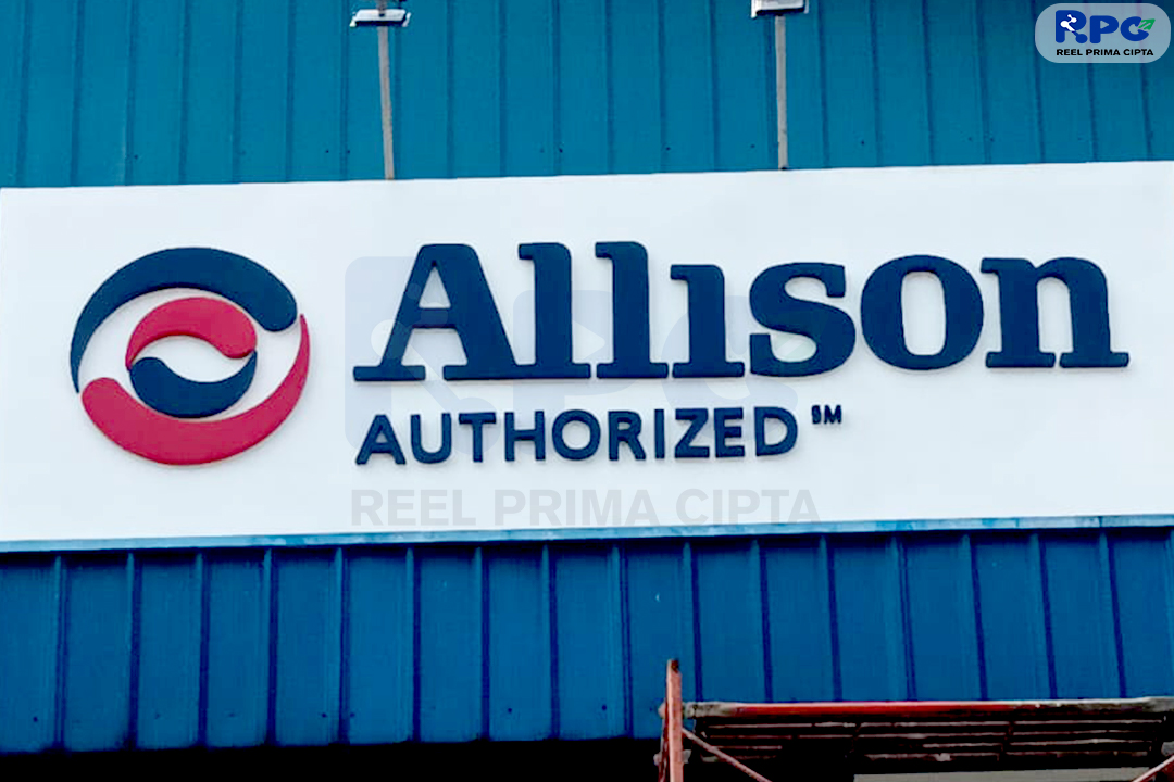 Huruf Timbul Galva No Led + Background