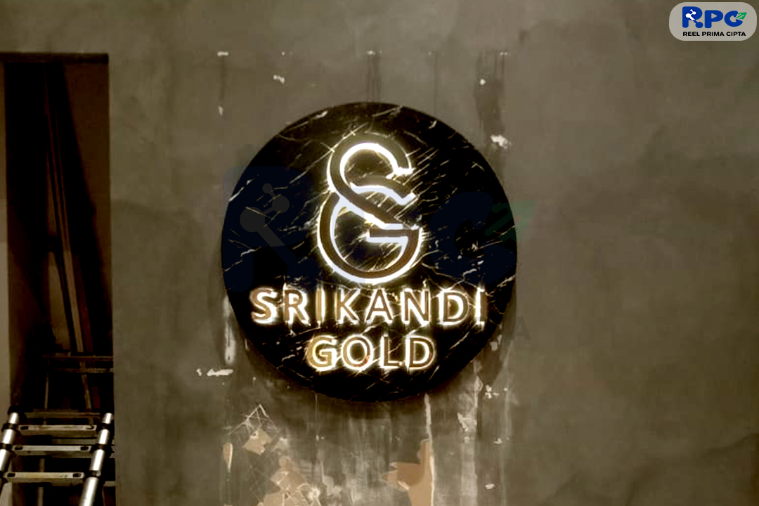 Huruf Timbul Galva Backlight Led