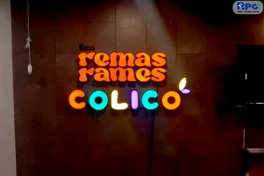 Huruf Timbul Galva Acrylic Led