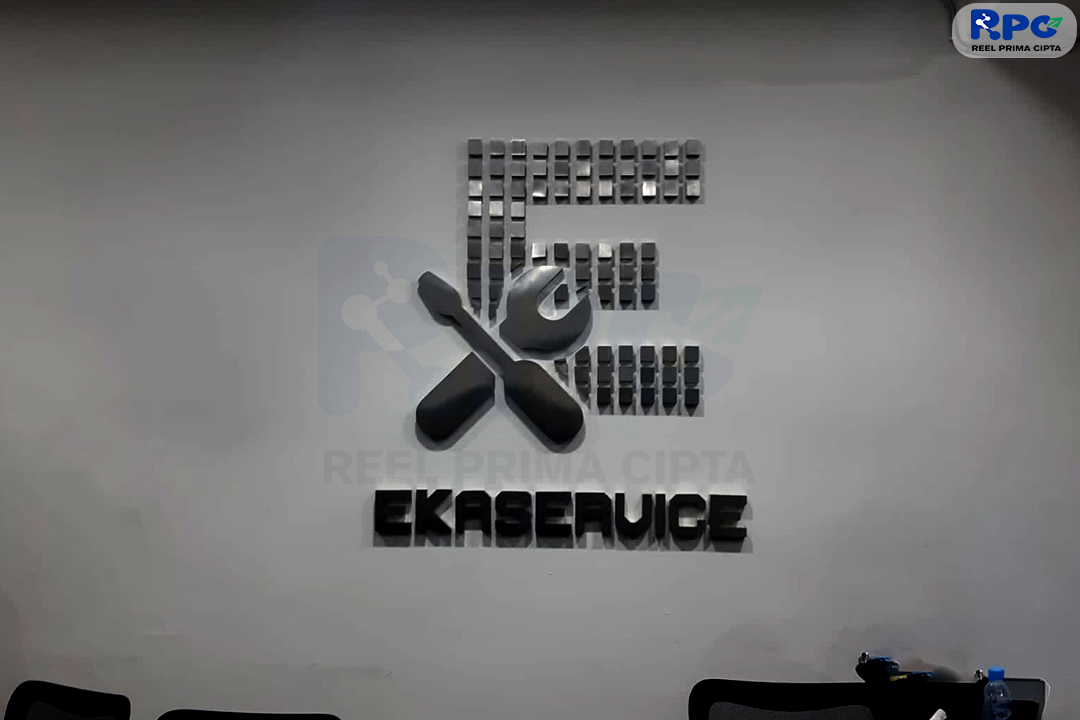 Steinless Huruf Timbul No Led