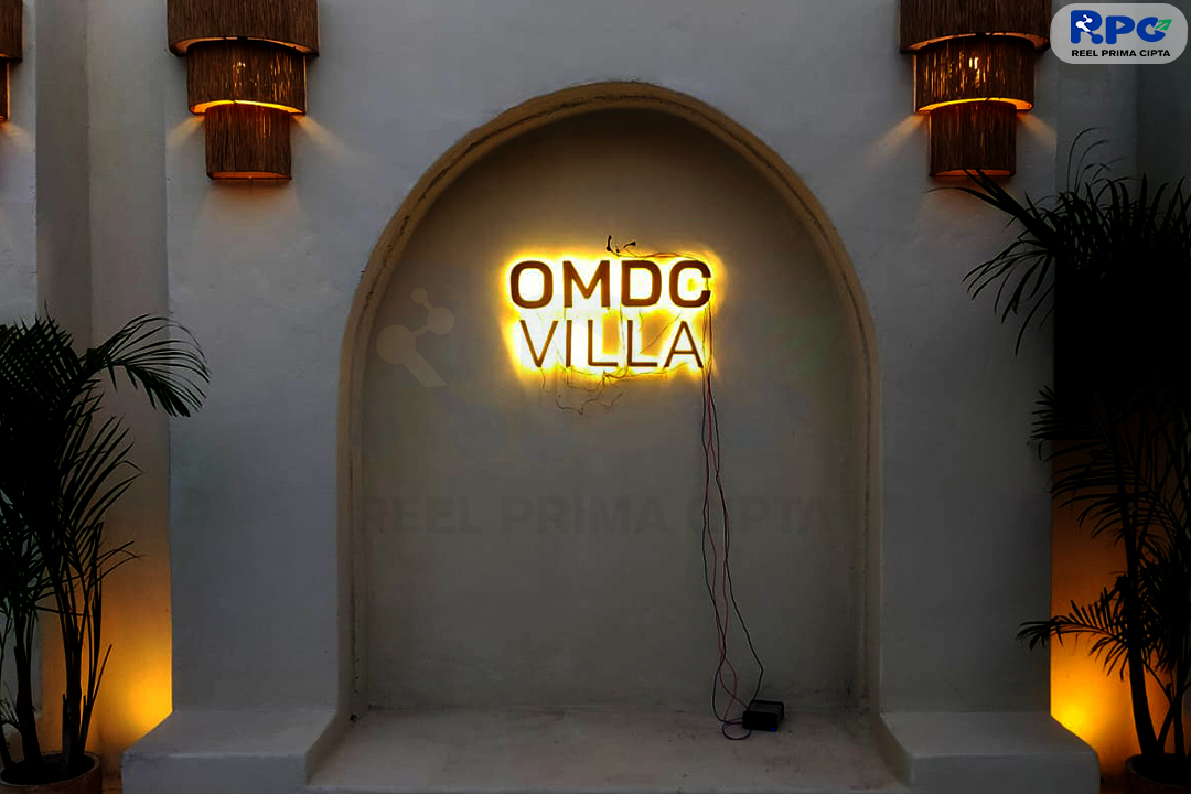 Huruf Timbul Galva Backlight Led