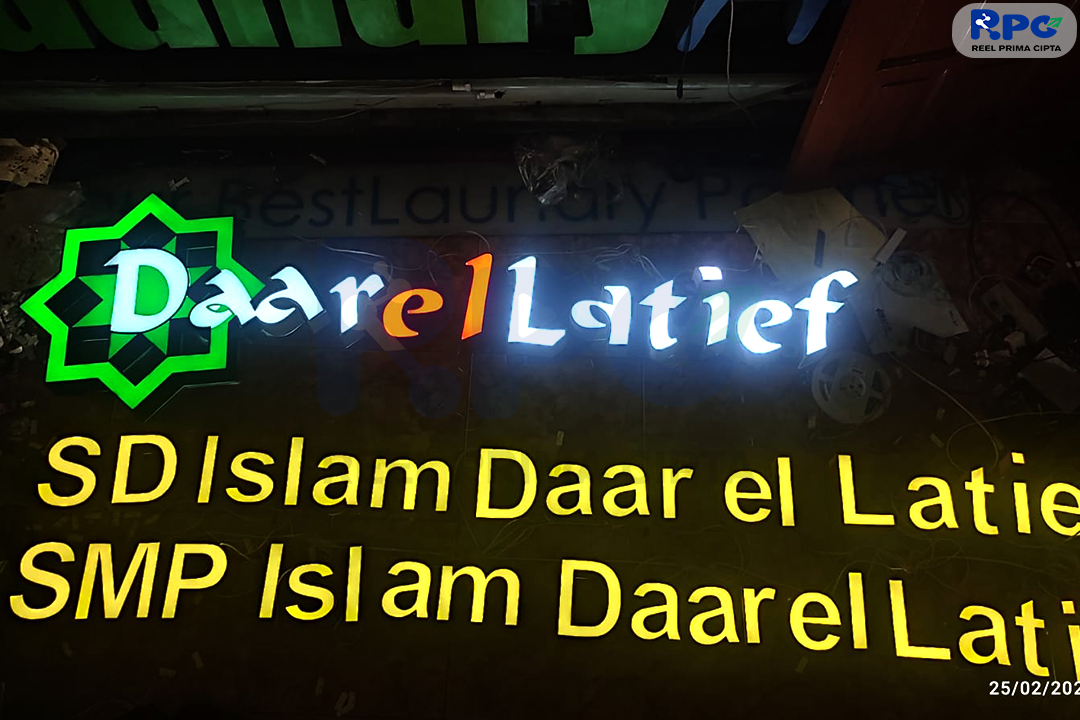 Huruf Timbul Galva Acrylic Led