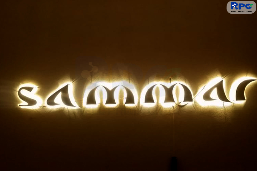 Huruf Timbul Galva Backlight Led