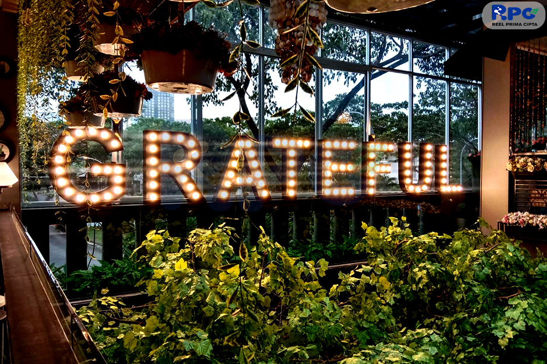 Huruf Timbul Galva Led BULB