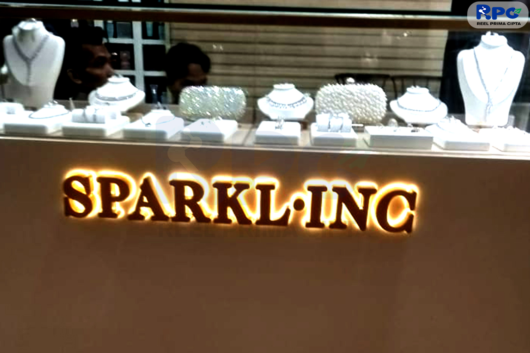 Huruf Timbul Galva Backlight Led