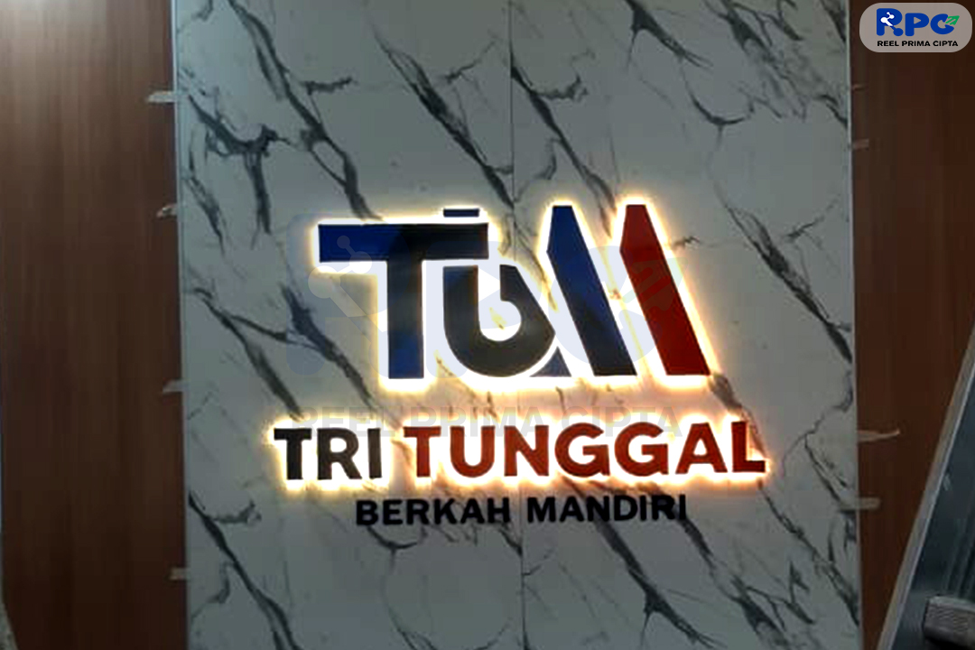 Huruf Timbul Galva Backlight Led