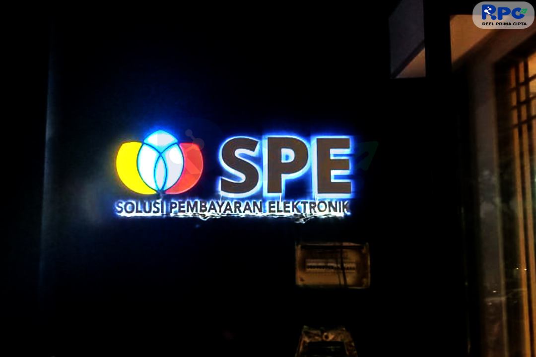 Huruf Timbul Galva Backlight Led