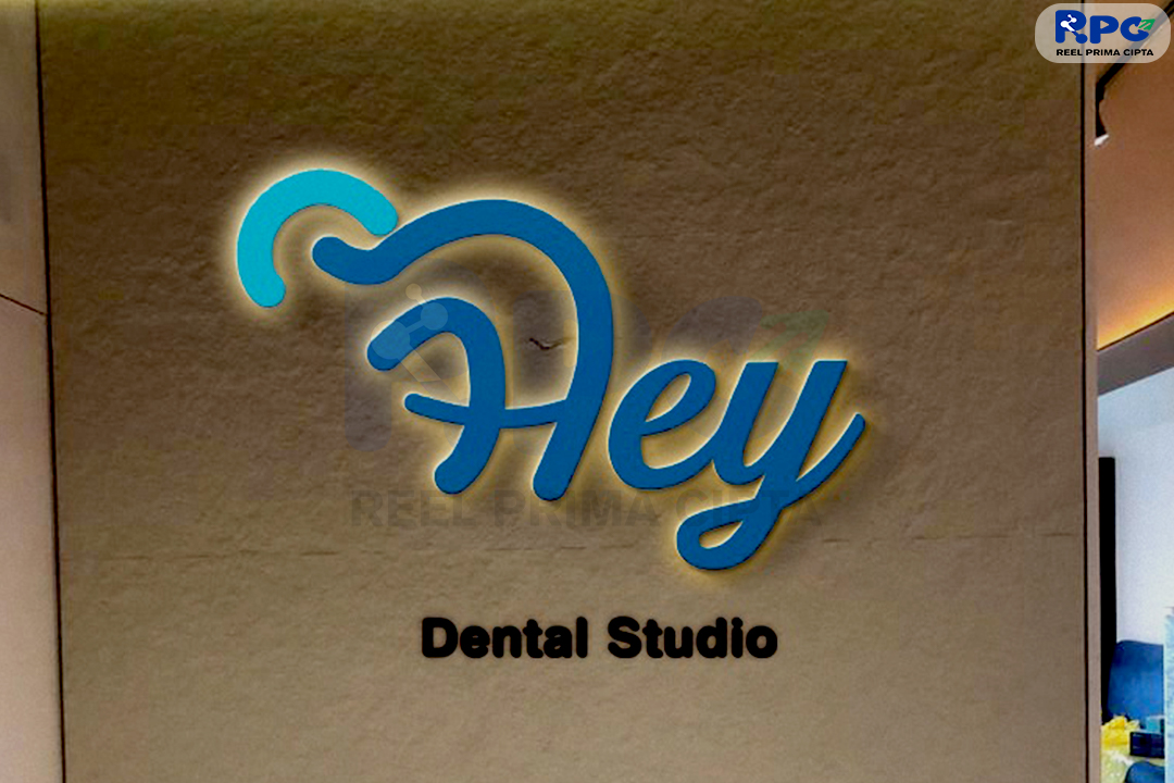 Huruf Timbul Galva Backlight Led