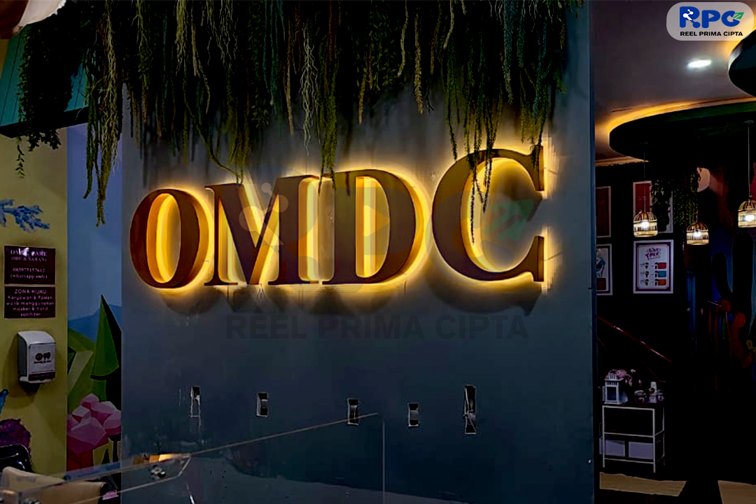 Huruf Timbul Galva Backlight Led