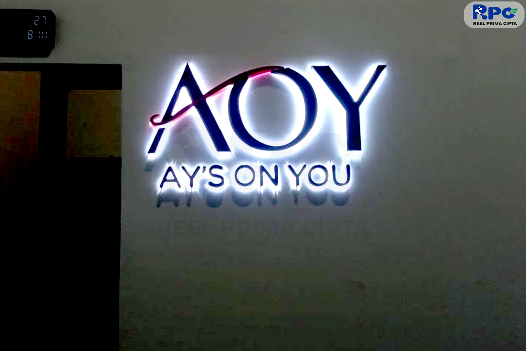 Huruf Timbul Galva Backlight Led